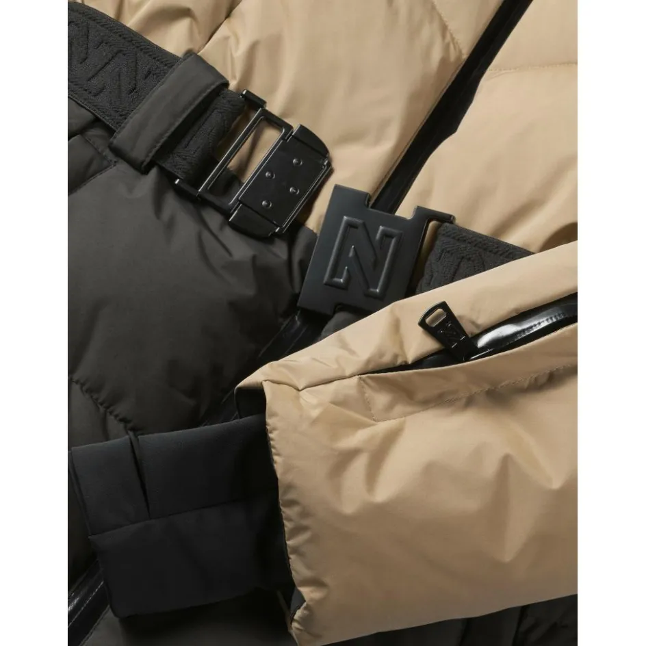 NIKKIE Nateland Contrast winterjas dames hummus