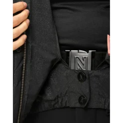 NIKKIE Numa Glitter winterjas dames black