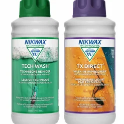 Discount Nikwax Tech Wash wasmiddel & TX-Direct impregneermiddel  1 liter
