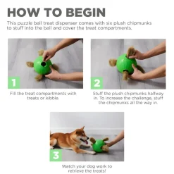 Nina Ottosson Dog Snuffle n'Treat Ball hondenspeelgoed