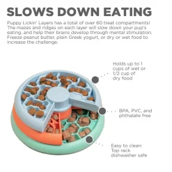 Nina Ottosson Puppy Lickin' Layers Mlt voerbak