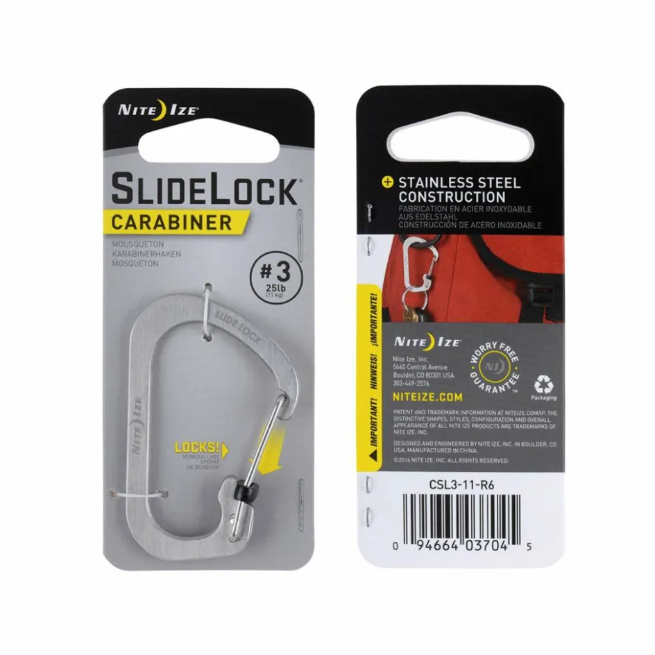 Discount Nite Ize Carabiner #3 Slidelock karabijnhaak silver