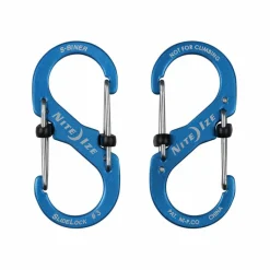 Online Nite Ize  S-Biner #3 Slidelock karabijnhaak aluminium blue