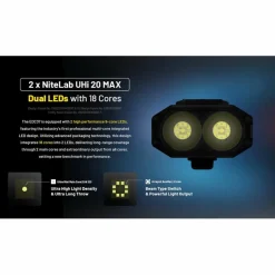 Online Nitecore EDC37 zaklamp black