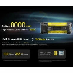 Online Nitecore EDC37 zaklamp black