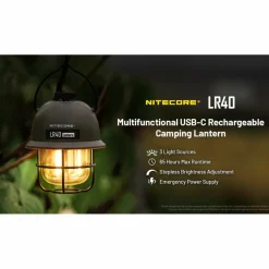 Sale Nitecore LR40 lantaarn army green
