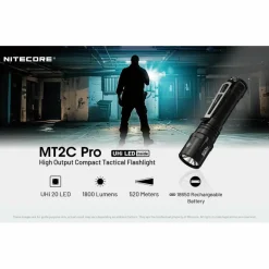 Sale Nitecore MT2C Pro zaklamp black