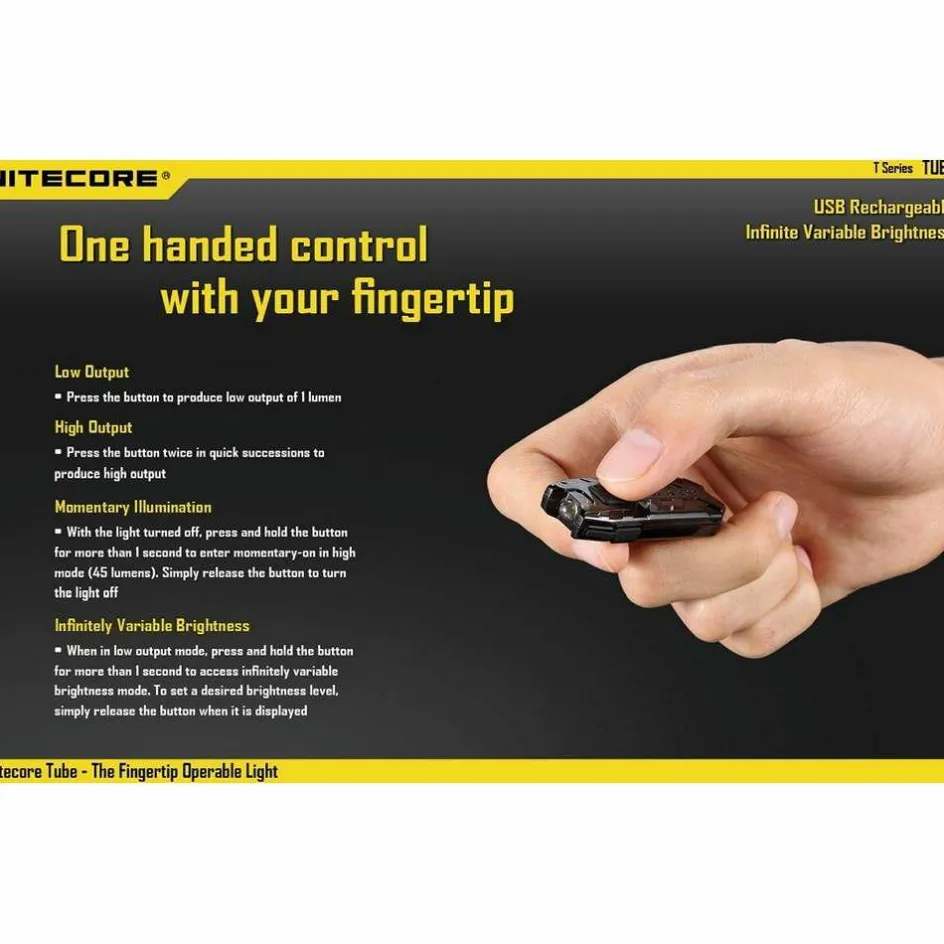 New Nitecore Tube V2.0 zaklamp green