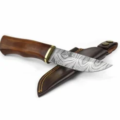 Njord Oskar Damast Bushcraft mes