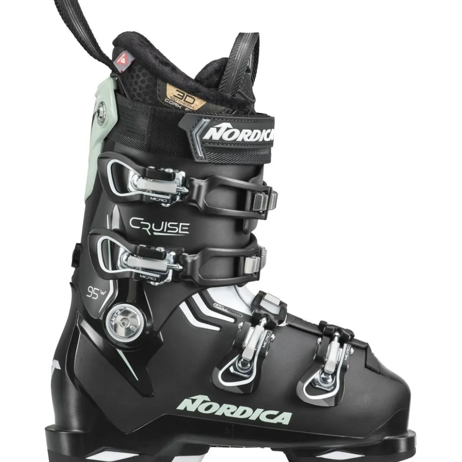 Outlet Nordica The Cruise 95 W GW skischoenen dames black green white