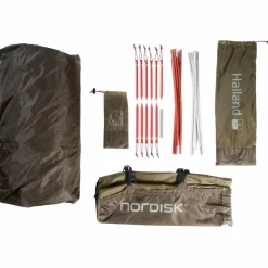 Discount Nordisk Halland 2 PU 2.0 lichtgewicht tunneltent dark  olive