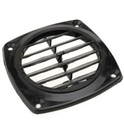 Nuova Rade  ventilatierooster 82 x 82 mm zwart