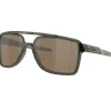 Outlet Oakley Castel zonnebril heren olive ink