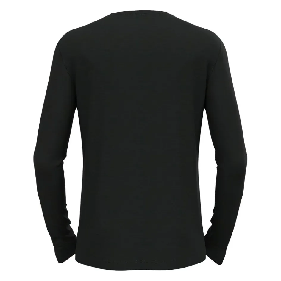 Best ODLO Natural Merino 200 LS thermoshirt heren black