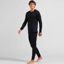 Best ODLO Natural Merino 200 LS thermoshirt heren black