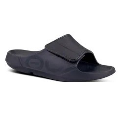 OOfos OOahh Sport Flex slippers heren black matte