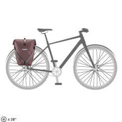 Ortlieb Back-Roller Urban 20 liter fietstas ash rose