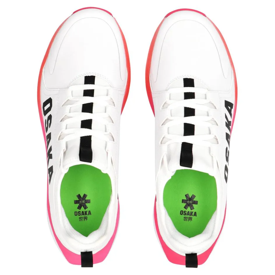 Osaka Furo Court zaalhockeyschoenen white raspberry