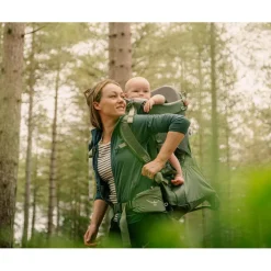 Online Osprey Poco kinderdrager koseret green