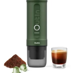 OutIn Nano draagbare espressomachine forest green