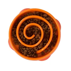 Clearance Outward Hound  Fun Feeder Slo Bowl Mini voerbak oranje