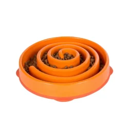 Outlet Outward Hound  Fun Feeder Slo Bowl voerbak oranje