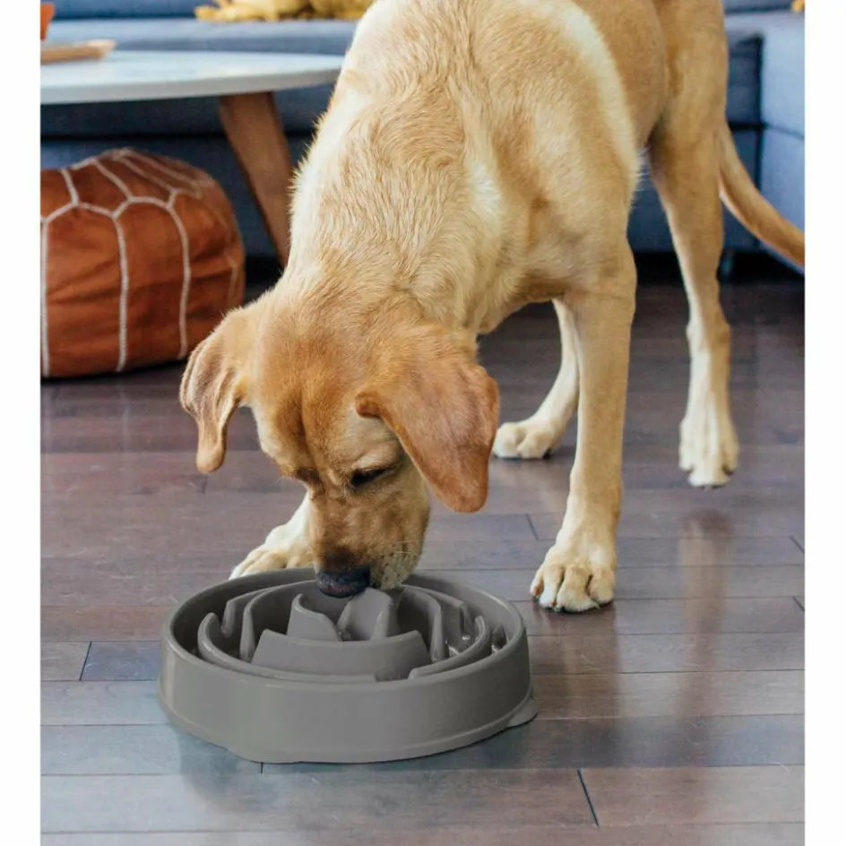 Sale Outward Hound Fun Feeder Drop Large voerbak grey