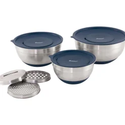 Outlet Outwell Chef kommenset met deksels en raspen silver