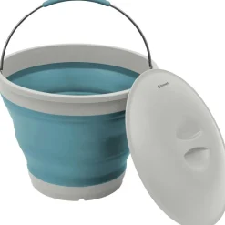 Outwell Collaps opvouwbare emmer met deksel 11 liter classic blue
