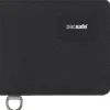 PacSafe RFIDsafe Bifold portemonnee jet black