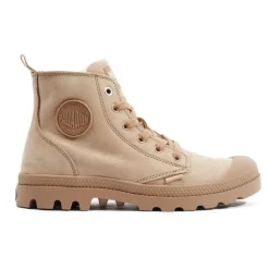 Discount Palladium Pampa Hi Zip WL schoenen dames nude brown
