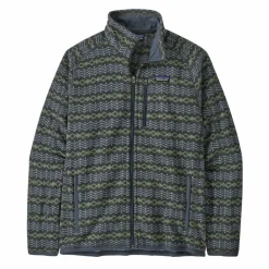 Outlet Patagonia Better Sweater fleece vest heren woven together smolder blue