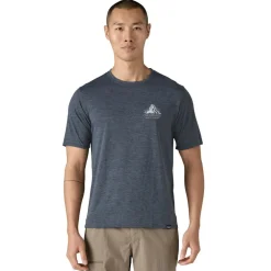 Patagonia Capilene Cool Daily Graphic shirt heren chounaird crest smolders blue x-dye