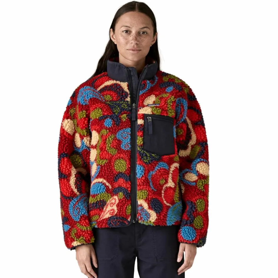 New Patagonia Classic Retro-X fleece vest dames river river amanita red