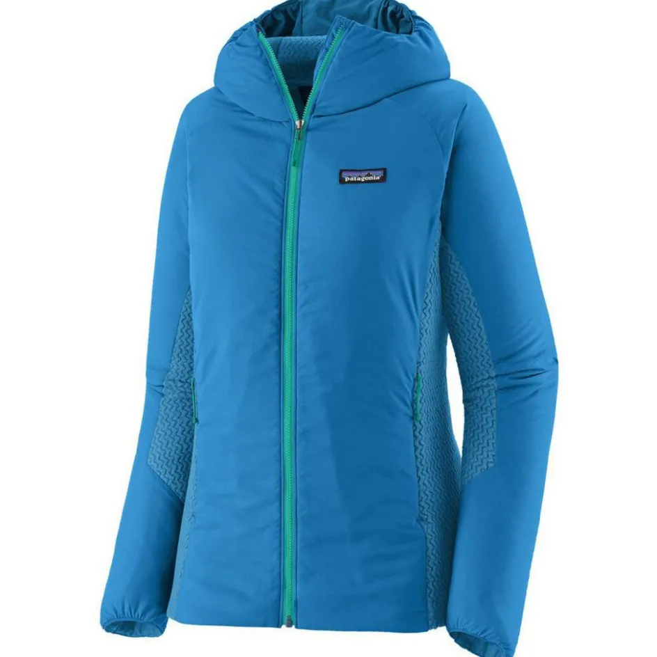 Hot Patagonia Nano-Air Light Hybrid Hoody outdoor vest dames  vessel blue