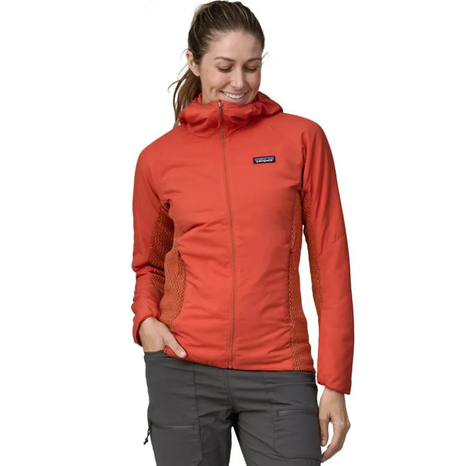 Patagonia Nano-Air Light Hybrid Hoody outdoor vest dames pimento red