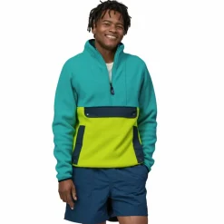 Patagonia Synchilla Fleece Anorak sweater heren phosphorus green