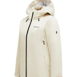 Peak Performance  ANIMA softshell winterjas dames sand fog