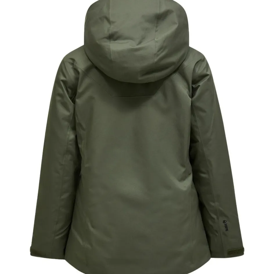 Peak Performance ANIMA softshell winterjas dames pine needle