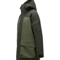 Clearance Peak Performance  2L Stretch parka winterjas heren olive extreme pine needle