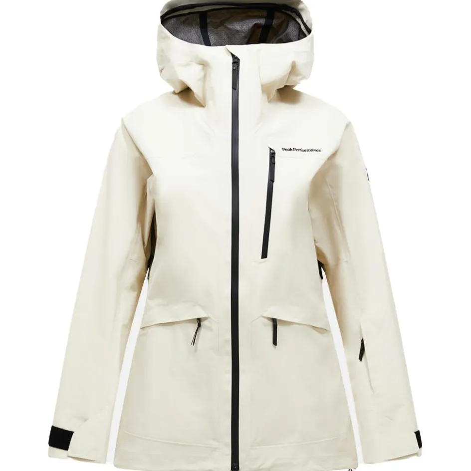 Peak Performance VERTEC softshell winterjas dames sand fog