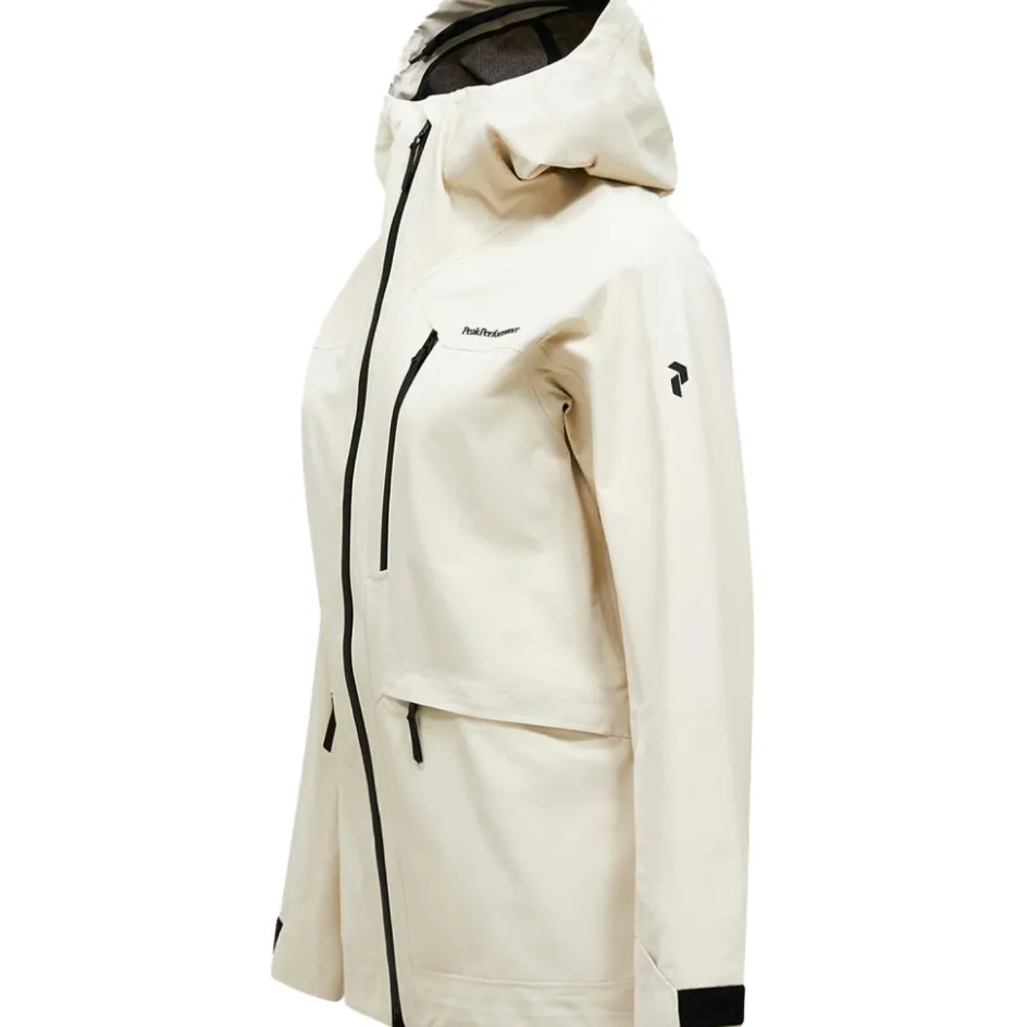 Peak Performance VERTEC softshell winterjas dames sand fog