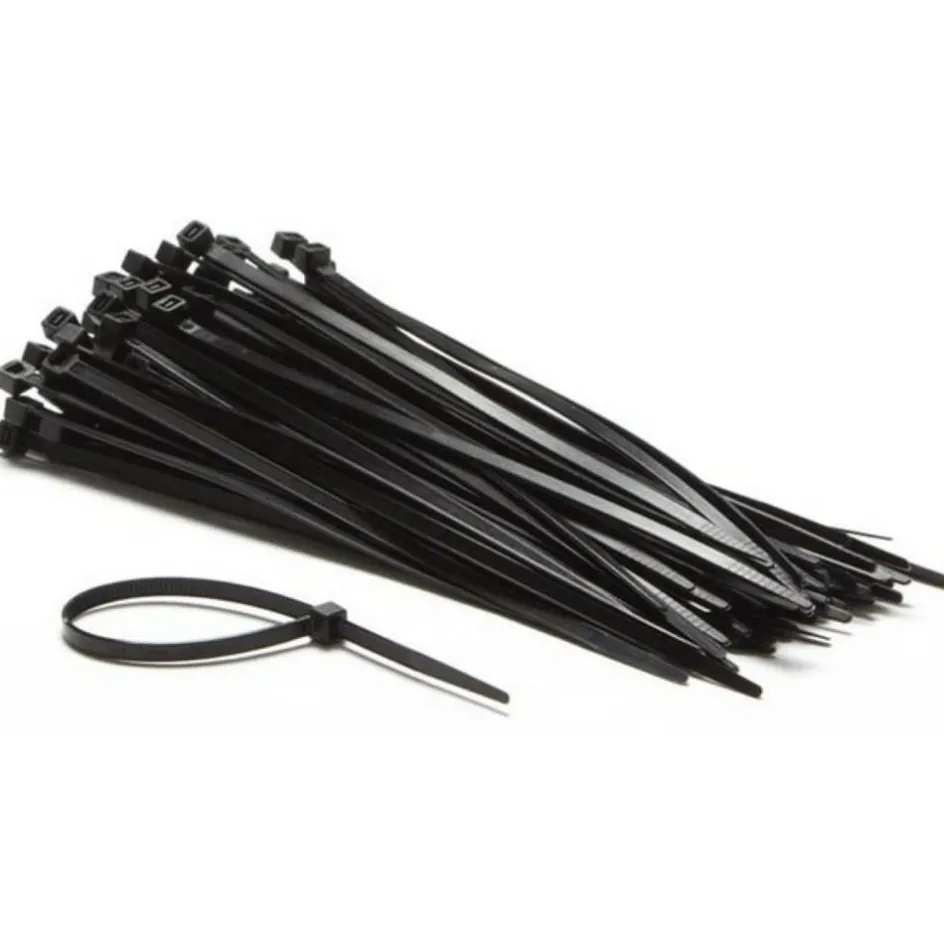 Perel Tie-wrap 200 x 4,6 mm zwart per 100 stuks