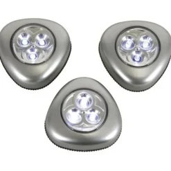 Perel Zelfklevende LED lampen set van 3 stuks