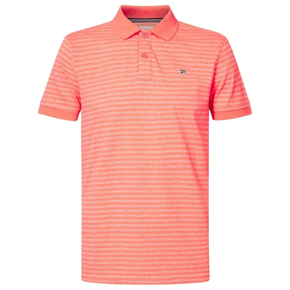 Discount Petrol Industries Polo heren fiery coral