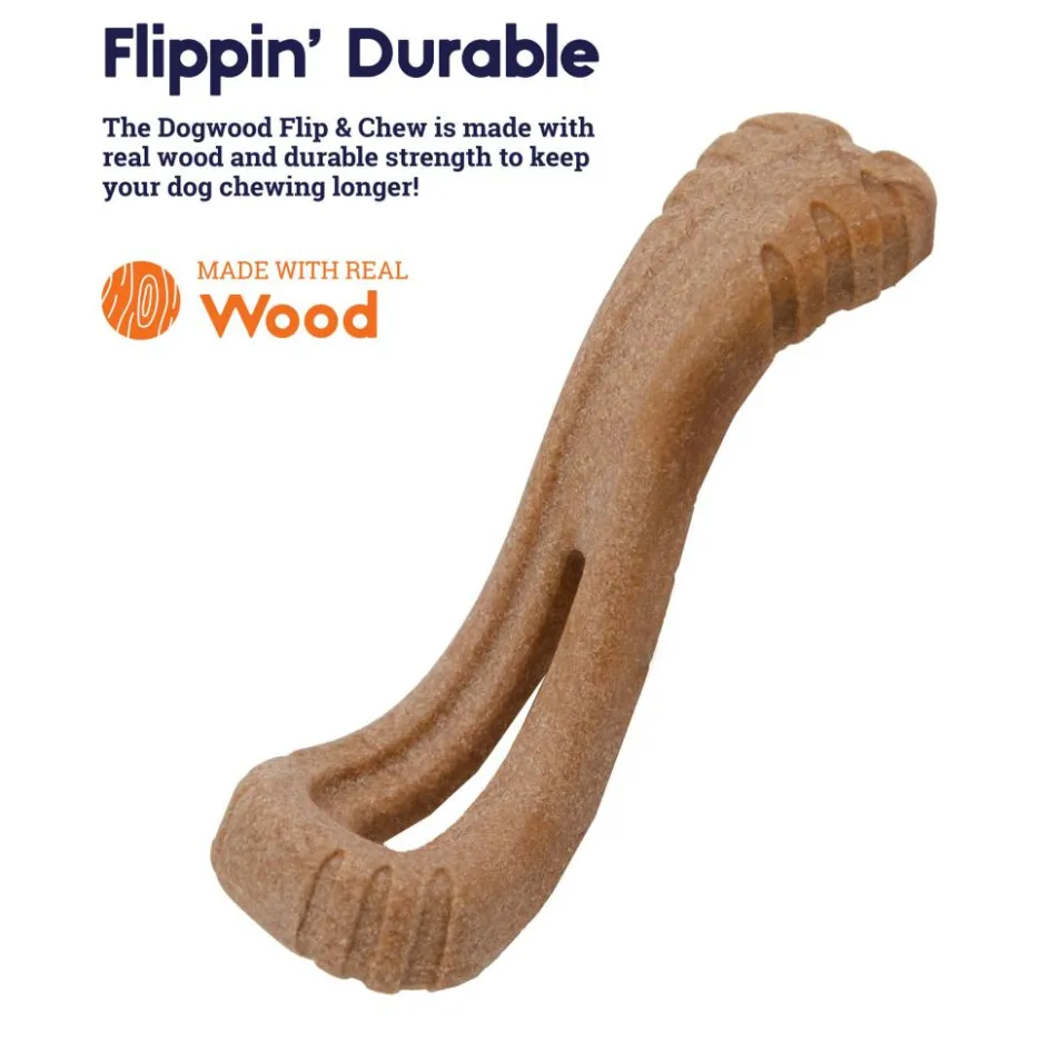 Petstages Dogwood Flip & Chew hondenspeelgoed M