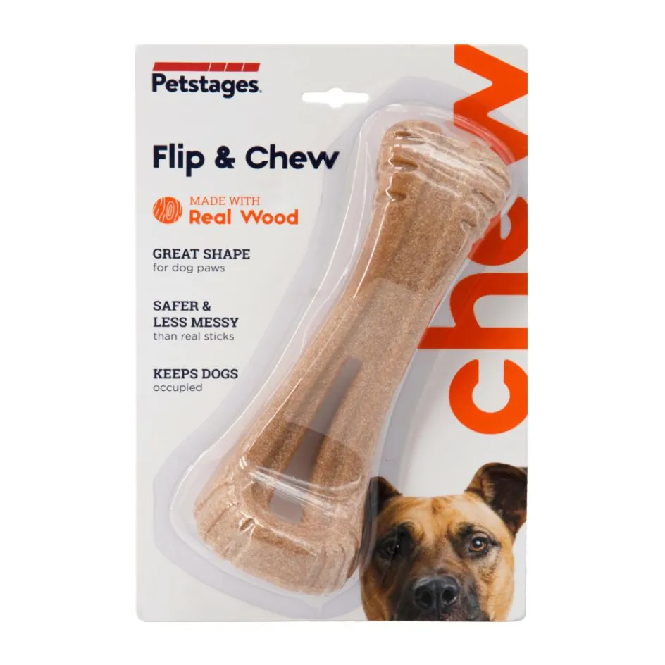 Petstages Dogwood Flip & Chew hondenspeelgoed M