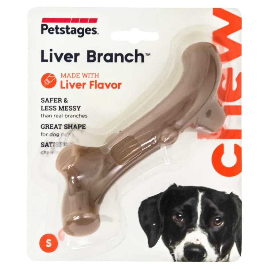 New Petstages Liver Branch hondenspeelgoed S