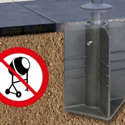 Platinum ingraaf parasolvoet