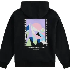 Poederbaas CL hoodie dames black